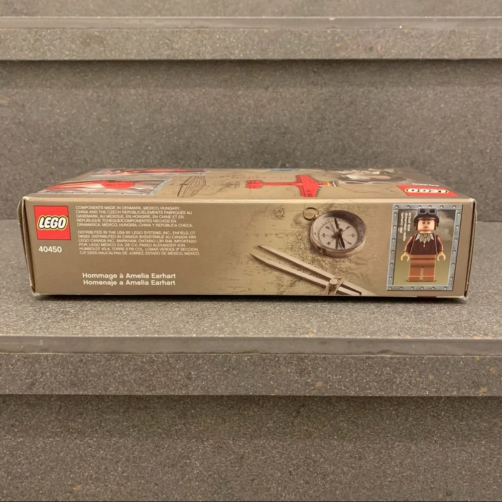 Lego 40450 Amelia Earhart Tribute, Exclusive/ Limited Edition, 203 Pieces, NIB